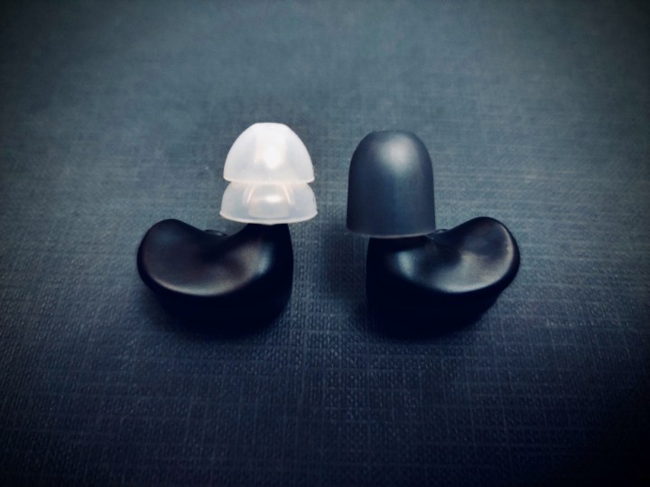 DROP x Etymotic ERX Tips on Nozzle